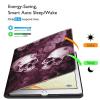 BFSEROBJ Case for 6.8" Kindle Paperwhite 11th Generation 2021 and Kindle Paperwhite Signature Edition Lightweight Smart Case Adjustable Stand Protective Cover with Auto Wake/Sleep - Pink Flower Skull view 3