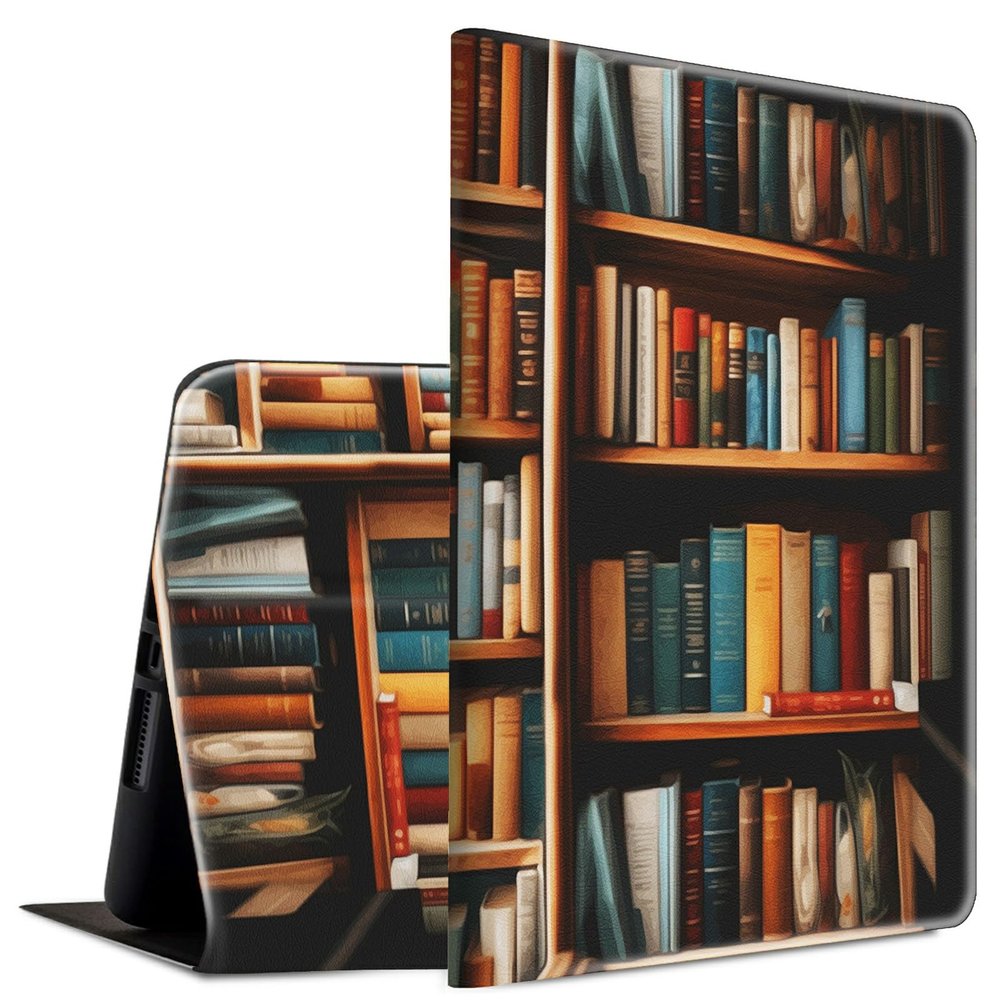 BFSEROBJ Case for 6.8" Kindle Paperwhite 11th Generation 2021 and Kindle Paperwhite Signature Edition Lightweight Smart Case Adjustable Stand Protective Cover with Auto Wake/Sleep - Bookshelf