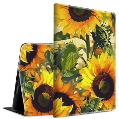 BFSEROBJ Case for 6.8" Kindle Paperwhite 11th Generation 2021 and Kindle Paperwhite Signature Edition Lightweight Smart Case Adjustable Stand Protective Cover with Auto Wake/Sleep - Yellow Sunflower