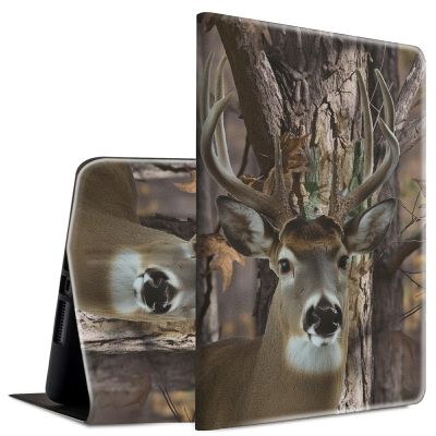 BFSEROBJ Case for 6.8" Kindle Paperwhite 11th Generation 2021 and Kindle Paperwhite Signature Edition Lightweight Smart Case Adjustable Stand Protective Cover with Auto Wake/Sleep - Cute Forest Deer