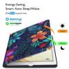BFSEROBJ Case for 6.8" Kindle Paperwhite 11th Generation 2021 and Kindle Paperwhite Signature Edition Lightweight Smart Case Adjustable Stand Protective Cover with Auto Wake/Sleep - Palm Leaf Flowers view 3