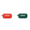 2 Pack DAYJOY Soft Silicone Protective Case Cover Compatible with All-New Echo Buds (2023 Release) Earbuds, Protective Skin Sleeve with Carabiner (red+Green) view 1