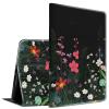 BFSEROBJ Case for All-New Kindle Fire HD 10 & 10 Plus Tablet 11th Generation 2021 Release Lightweight Smart Case PU Leather Adjustable Stand Protective Cover with Auto Wake/Sleep,Flowers and Plants view 1