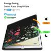 BFSEROBJ Case for All-New Kindle Fire HD 10 & 10 Plus Tablet 11th Generation 2021 Release Lightweight Smart Case PU Leather Adjustable Stand Protective Cover with Auto Wake/Sleep,Flowers and Plants view 3
