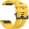 22mm Band Bracelet Strap Compatible for Garmin Fenix 7,Fenix 6,Fenix 6 Pro,Fenix 5,Fenix 5 Plus,Approach S60 S62,Forerunner 935 945,Quick Release Strap Wristband (YELLOW) view 2