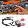 CW Morse Code Key Automatic Brass Resin Mini Portable Morse Telegraph Key for Industry view 4