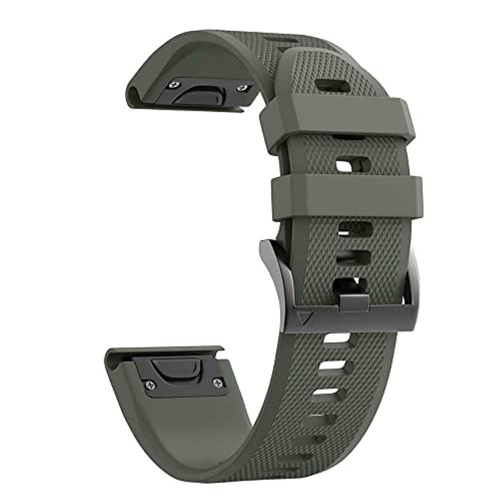 22mm Band Bracelet Strap Compatible for Garmin Fenix 7,Fenix 6,Fenix 6 Pro,Fenix 5,Fenix 5 Plus,Approach S60 S62,Forerunner 935 945,Quick Release Strap Wristband (BLACK)