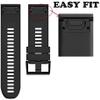 22mm Band Bracelet Strap Compatible for Garmin Fenix 7,Fenix 6,Fenix 6 Pro,Fenix 5,Fenix 5 Plus,Approach S60 S62,Forerunner 935 945,Quick Release Strap Wristband (BLACK) view 4