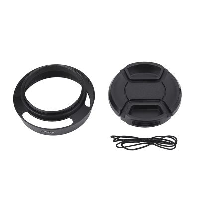 Acouto for Photography Accessory Camera Lens Hood 43mm Black Metal Lens Hood with Plastic Lenses