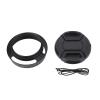 Acouto for Photography Accessory Camera Lens Hood 43mm Black Metal Lens Hood with Plastic Lenses view 1
