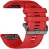 22mm Band Bracelet Strap Compatible for Garmin Fenix 7,Fenix 6,Fenix 6 Pro,Fenix 5,Fenix 5 Plus,Approach S60 S62,Forerunner 935 945,Quick Release Strap Wristband (RED) view 2