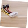 Hemobllo Fan Extension Cable 4 Pin to 3 Pin Adapter Cable Pwm Fan Extension for Motherboard view 3
