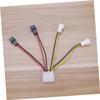 Hemobllo Fan Extension Cable 4 Pin to 3 Pin Adapter Cable Pwm Fan Extension for Motherboard view 4