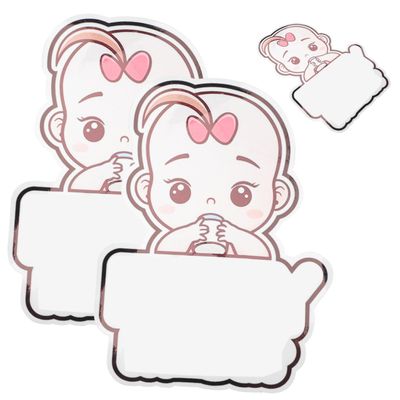 3pcs Board Sign Sticker Decal Cute Reflective Safety Sign for Boy Car Easy to Stick Strong Adhesion Design for Boy Girl Vehicles