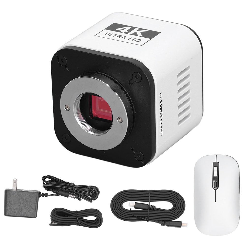 5609B 4K USB Microscope Camera HD Display Interface Output VGA Industrial Camera for Repair US Plug 100240V