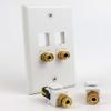 Speaker Snap Keystone Insert Binding Posts (24, Black) view 4