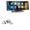 BoxWave Adapter Compatible with Roinvou Portable Car Stereo (10.26 in) - MagnetoSnap PD Angle Adapter, Magnetic Charging Connector Device Saver - Metallic Silver view 1