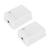 2Pcs CAT6 RJ45-8P8C Single Port Network Junction Box, Desktop Information Wiring Box for 22-24AWG Cable, ABS Material view 2