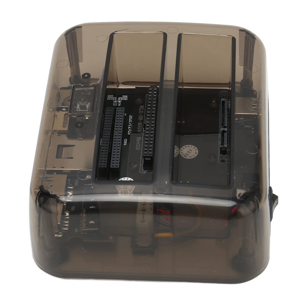 External USB 2.0 to IDE Hard Drive Docking Station, Plug and Play for 2.5 and 3.5 Inch SSD (US Plug)