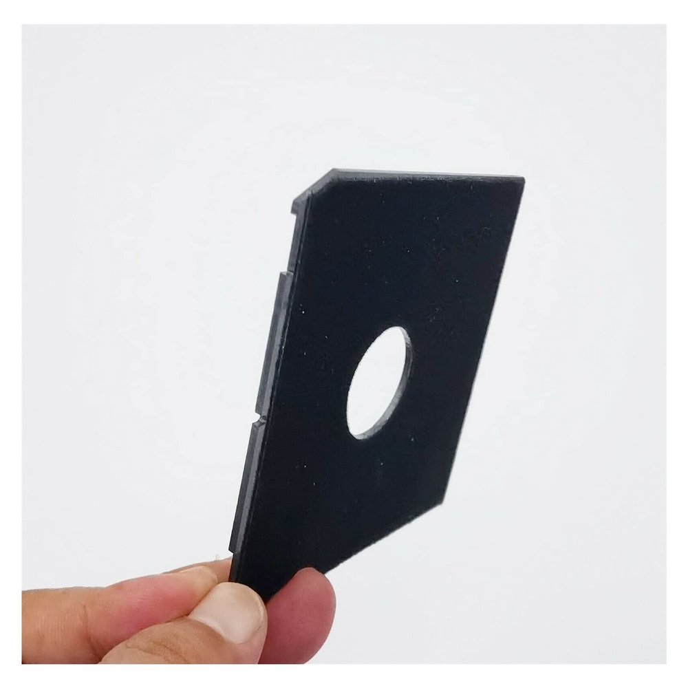 Lab Microscope Slides Lens Board 95x99mm #00#0#1#2 60mm for Large Format Camera Microscope Parts (Size : Dia.34.6mm)