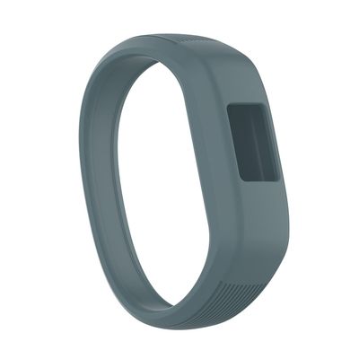 RAYESS Watchband For Garmin Vivofit 3 Vivofit JR JR 2 Sport Smart Watch Band Silicone Bracelet Correa Wrist Strap For Vivofit3 (Color : Rock blue, Size : L)