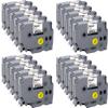 Hehua Tze Tz Tape 9mm 0.35" Laminated White Compatible for Brother TZe-221 TZe221 TZ221 TZ-221, TZe221 Black on White Comptible for Brother Label Maker Tape 9mm 0.35 White, 3/8" x 26.2ft, 20 Packs view 1