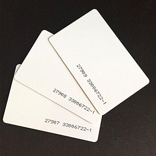 100pcs 26 Bit Proximity Cards Weigand Prox Blank Printable Swipe Cards Compatable with ISOProx 1386 1326 H10301 Format Readers. Custom Number and Facility Code