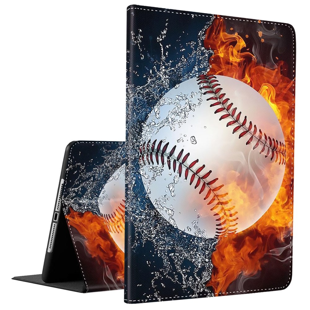 Case for iPad Pro 11 Inch 4th/3rd/2nd/1st Generation 2022/2021/2020/2018, Fit Also iPad Air 4/5 th 10.9 inch Adjustable Stand Auto Sleep/Wake, Baseball