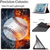 Case for iPad Pro 11 Inch 4th/3rd/2nd/1st Generation 2022/2021/2020/2018, Fit Also iPad Air 4/5 th 10.9 inch Adjustable Stand Auto Sleep/Wake, Baseball view 3