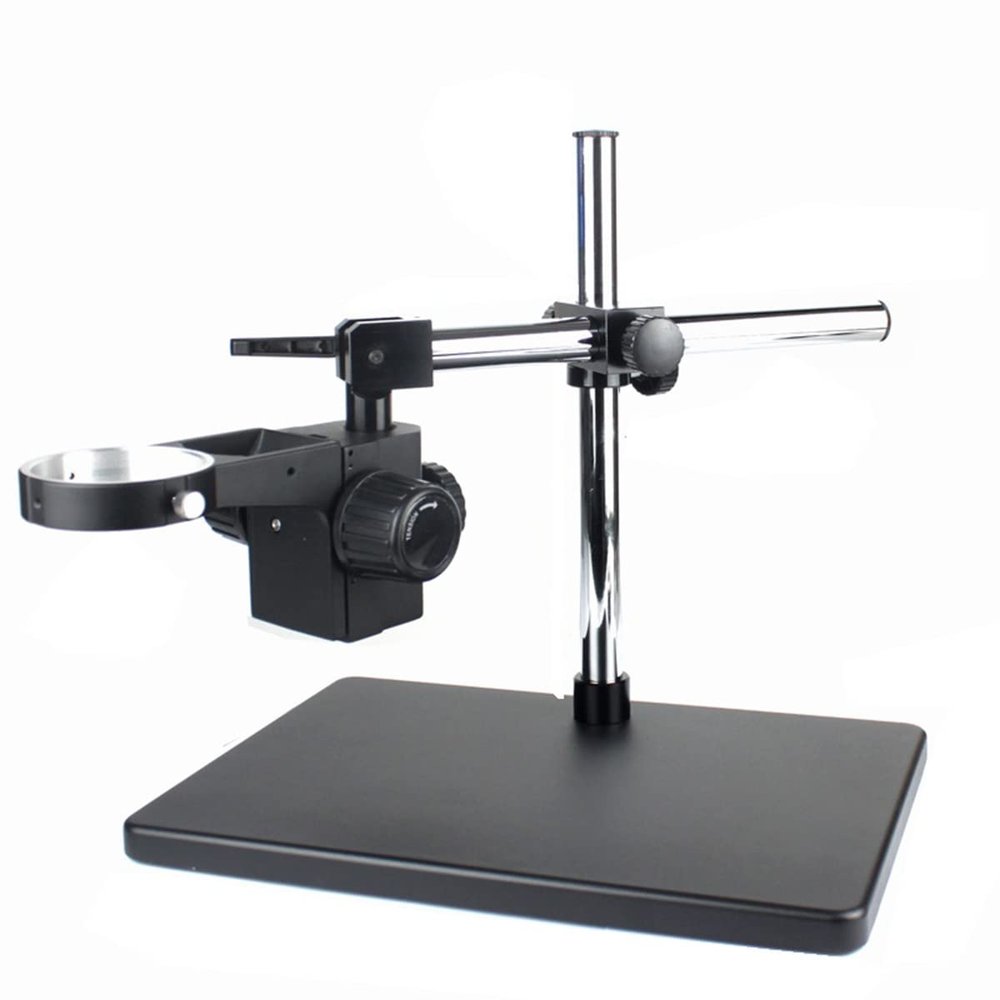 VAKUUM Lab Microscope Slides USB Video Microscope Camera Adjustable Working Stand Holder 50mm Ring Holder Microscope Parts (Color : B)