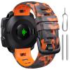 Bandkids 22mm Camouflage Bands for Garmin Instinct Watch,Soft Waterproof Silicone Replacement Watch Strap for Garmin Instinct 2 / Instinct Esports/Instinct Solar/Tide/Tactical