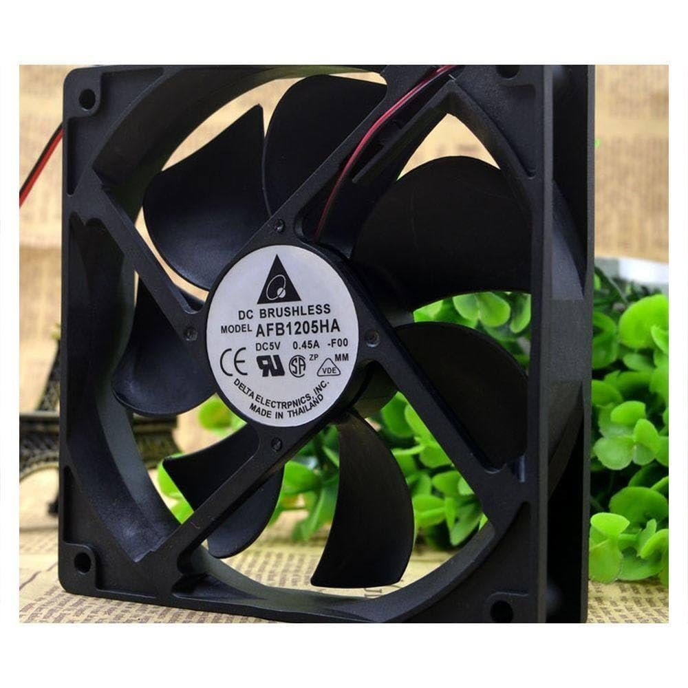 for / 12CM 5V 0.45A AFB1205HA 12025 USB Chassis Cooling Fan