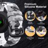 Bandkids 22mm Camouflage Bands for Garmin Instinct Watch,Soft Waterproof Silicone Replacement Watch Strap for Garmin Instinct 2 / Instinct Esports/Instinct Solar/Tide/Tactical view 2