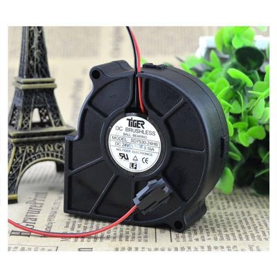 for Tiger SD7530-24HB 7.5cm 24V 0.16A Double Ball Turbo Fan Inverter