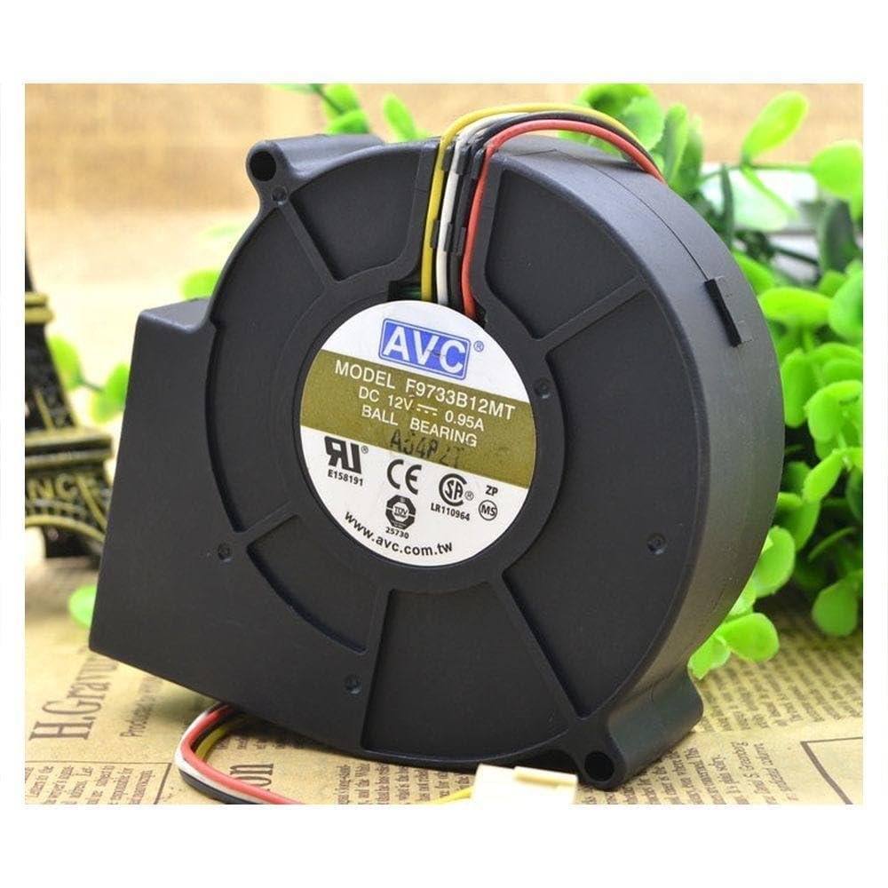 for 9733 9cm Blower Turbo Fan 12V 0.95A Pair Hole 100MM F9733B12MT