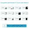 20x Hehua Replacement for Tze Tz Tape 12mm 0.47" Laminated Compatible for Brother TZe-131 TZe131 TZ131 TZ-131 Compatible for Brother P Touch Label Maker Tape Clear 12mm 0.47, 1/2" x 26.2ft view 2