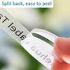 20x Hehua Replacement for Tze Tz Tape 12mm 0.47" Laminated Compatible for Brother TZe-131 TZe131 TZ131 TZ-131 Compatible for Brother P Touch Label Maker Tape Clear 12mm 0.47, 1/2" x 26.2ft view 4