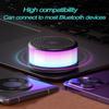 FUAUFAS Portable Bluetooth Speaker, Night Light LED Wireless Speaker, Multicolor LED Auto-Changing, Wireless Stereo Pairing, Perfect Mini Shower Speaker for Home, Outdoors, Travel view 2