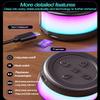 FUAUFAS Portable Bluetooth Speaker, Night Light LED Wireless Speaker, Multicolor LED Auto-Changing, Wireless Stereo Pairing, Perfect Mini Shower Speaker for Home, Outdoors, Travel view 3