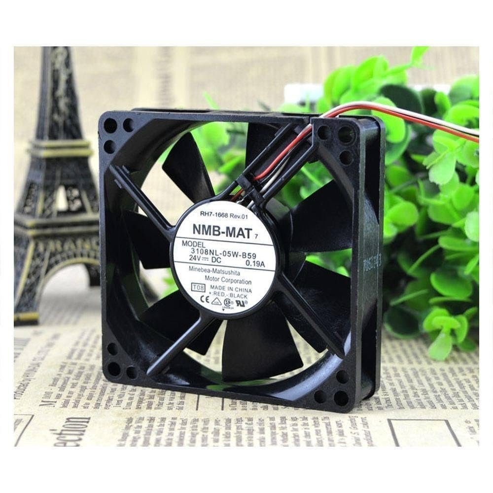 for 3108NL-05W-B59 DC24V 0.19A 8020 8cm Inverter Cooling Fan