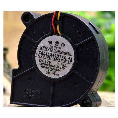 for Servo Turbo Fan 5015 E0515H12B7AS-14 12V 0.15A Projector Fan