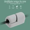 20 pcs Cable Clips Organizer Self Adhesive Wire Management Practical Cable Fixed Clamps Car Office Home Desktop TV Laptop Ethernet Cable view 2