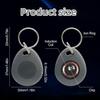 100 pcs 26 Bit Proximity Key Fobs Weigand Prox Keyfobs Compatable with ISOProx 1346 1386 1326 H10301 Format Readers. Works with The Many of Access Control Systems view 2
