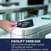 100 pcs 26 Bit Proximity Key Fobs Weigand Prox Keyfobs Compatable with ISOProx 1346 1386 1326 H10301 Format Readers. Works with The Many of Access Control Systems view 4
