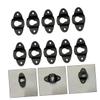 Hemobllo 20pcs Speaker Bracket Hanger Plate for Surround Sound System Compact Iron Mounting Hooks for Wall-Mounted Speakers Easy to Install Suitable for Home Theater and Audio Setup view 2