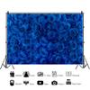 Baocicco 15x10ft Blue Rose Backdrop Rose Wall Mysterious Flower Floral Charming Women Photography Background Wedding Birthday Mother's Day Valentine's Day Decoration Princess Queen Photographer view 3