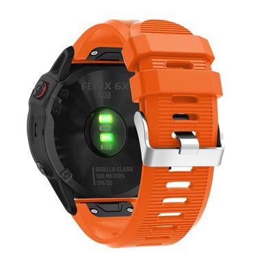 RAYESS Smartwatch Silicone 26mm Quick Release Straps Band For Garmin Fenix 5X Plus 6X Pro 7X 3 3HR Wrist Bracelet Descent MK1/MK2 (Color : K, Size : 26mm D2 MK1 MK2i)