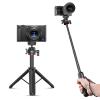 ULANZI MT-73 Extension Pole Tripod, Mini Selfie Stick Tripod Stand Handle Grip for Webcam Canon G7X Mark III Sony ZV-1 RX100 VII A6400 A6600 Cameras Vlogging view 1