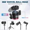 ULANZI MT-73 Extension Pole Tripod, Mini Selfie Stick Tripod Stand Handle Grip for Webcam Canon G7X Mark III Sony ZV-1 RX100 VII A6400 A6600 Cameras Vlogging view 2