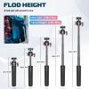 ULANZI MT-73 Extension Pole Tripod, Mini Selfie Stick Tripod Stand Handle Grip for Webcam Canon G7X Mark III Sony ZV-1 RX100 VII A6400 A6600 Cameras Vlogging view 3